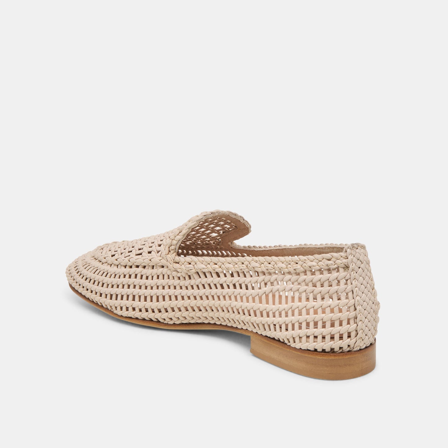 Armond Bone Woven Leather Flats Dolce Vita