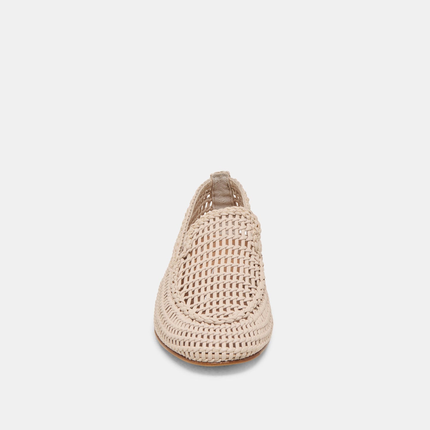 Armond Bone Woven Leather Flats Dolce Vita