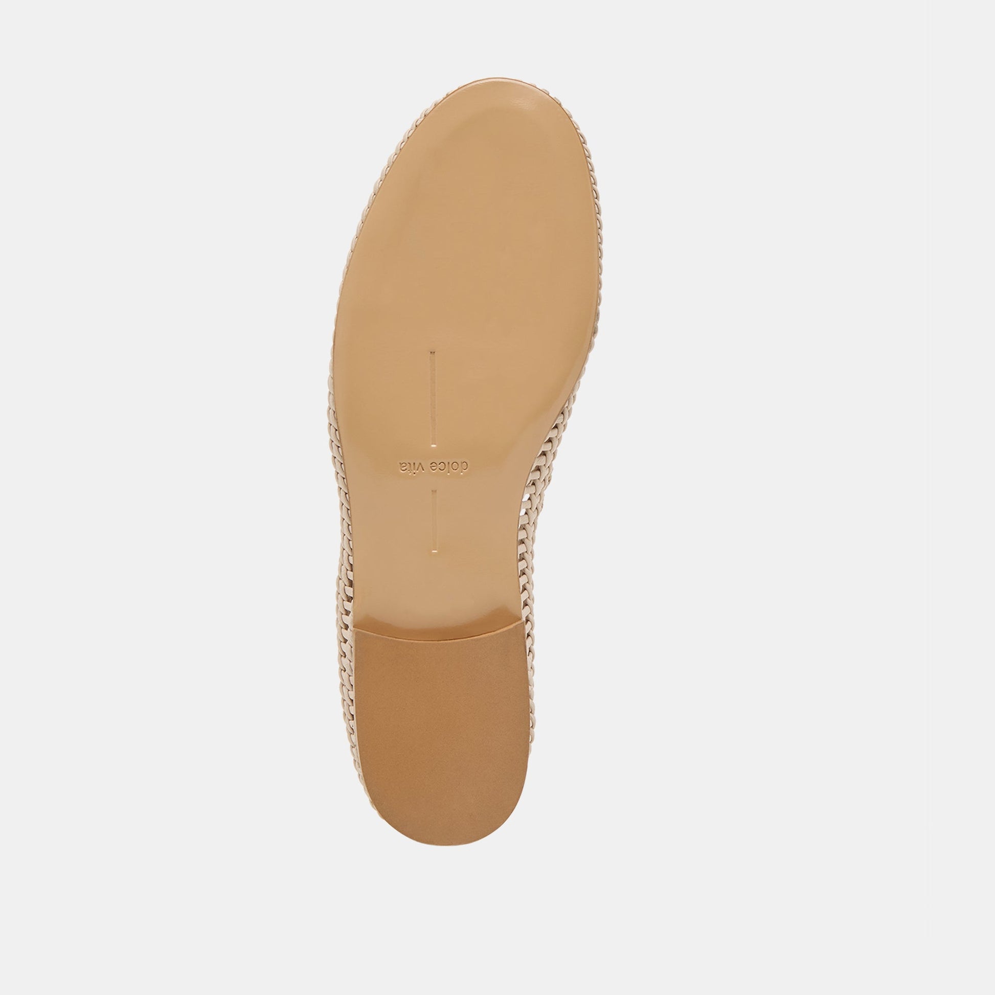 Armond Bone Woven Leather Flats Dolce Vita