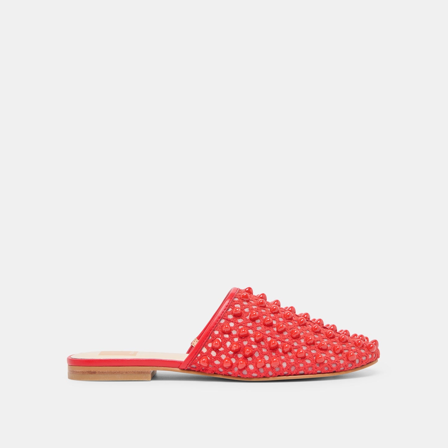 Rova Bead Chili Beaded Mesh Flats Dolce Vita