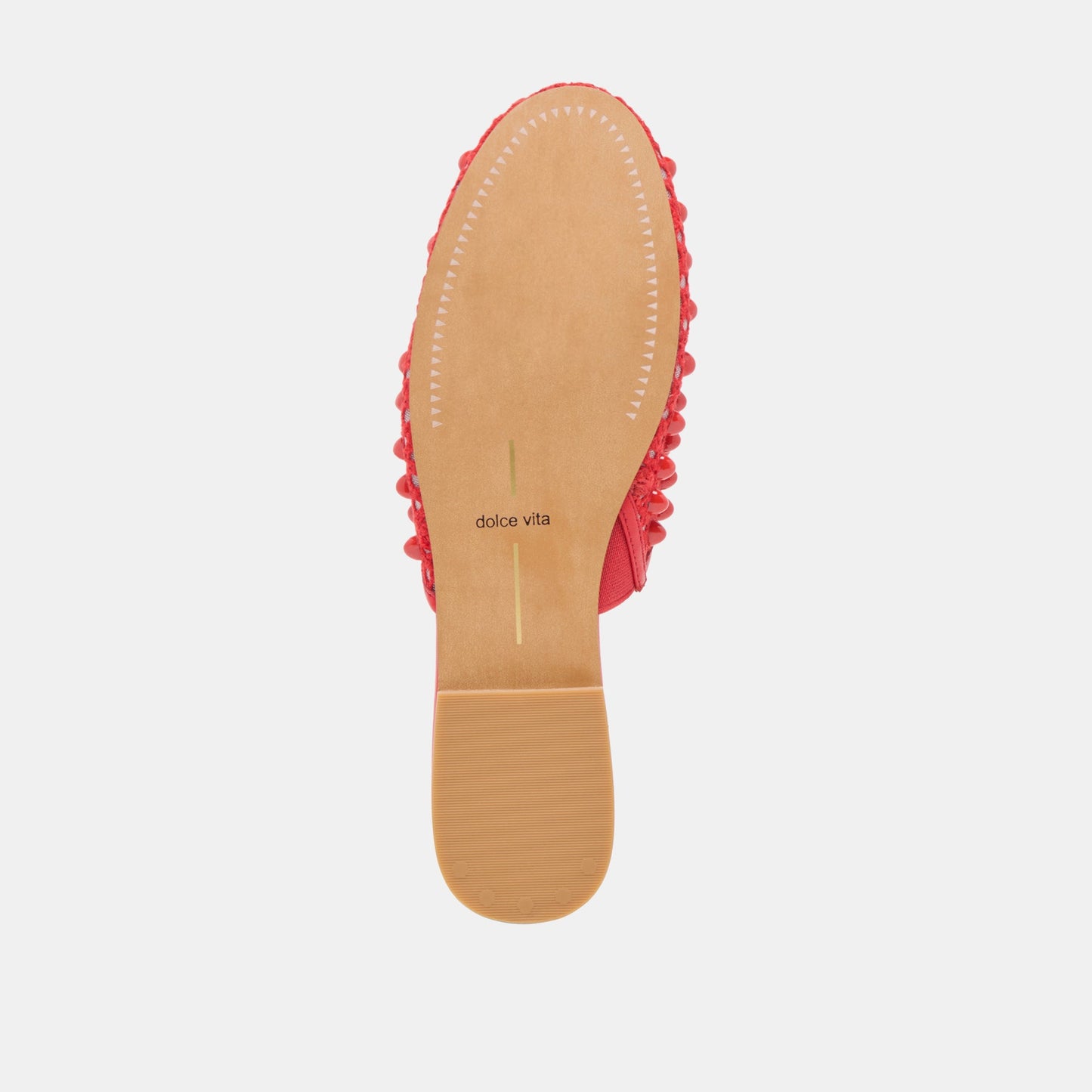 Rova Bead Chili Beaded Mesh Flats Dolce Vita