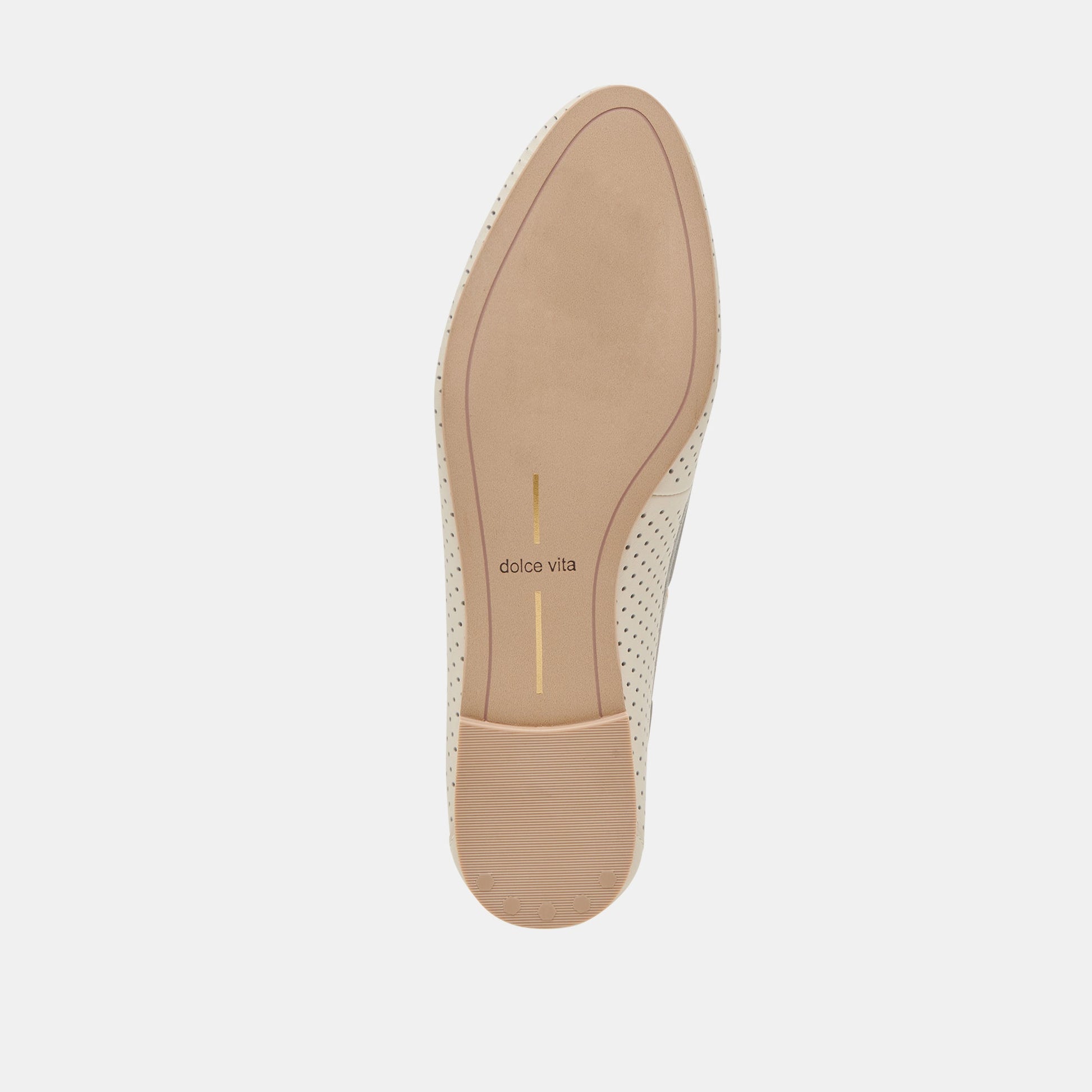 LAKIN LOAFERS IVORY PERFORATED LEATHER Dolce Vita