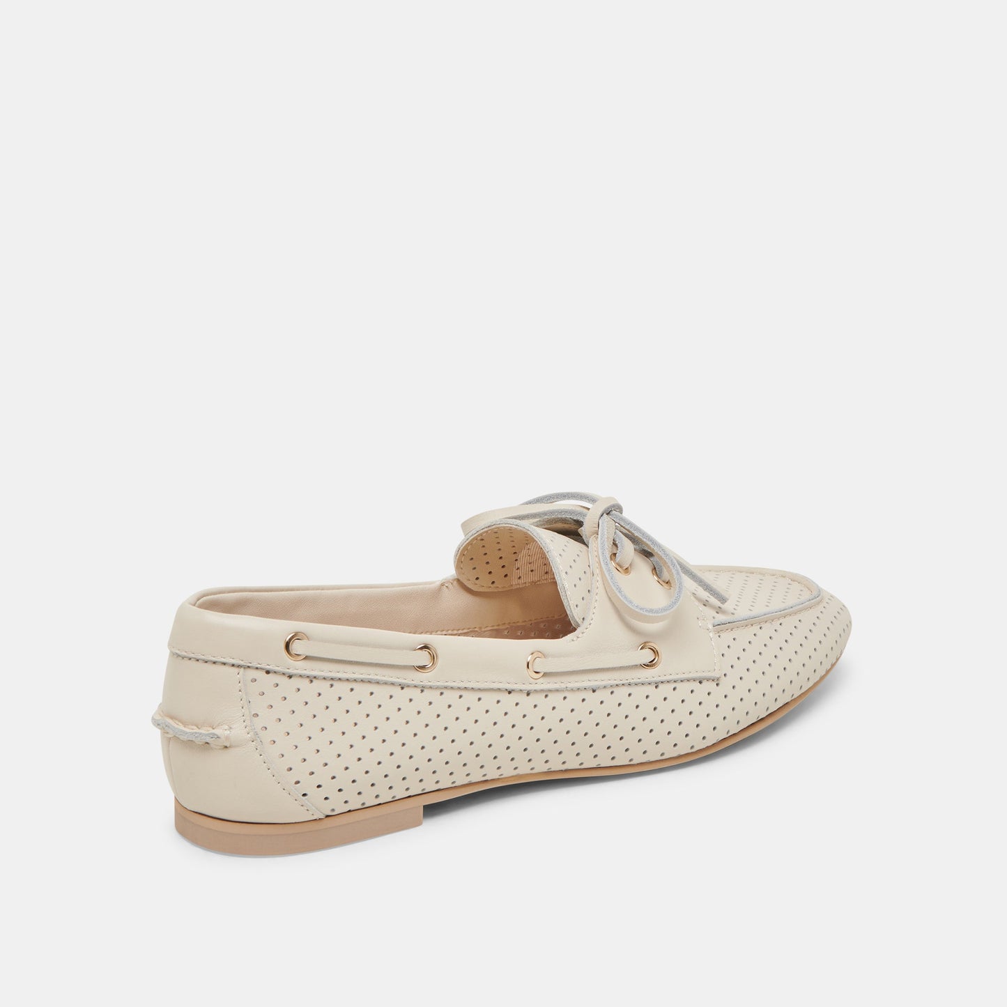 LAKIN LOAFERS IVORY PERFORATED LEATHER Dolce Vita