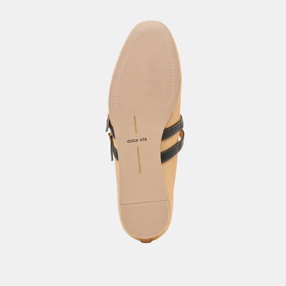 BAYLEE WIDE BALLET FLATS NATURAL RAFFIA Dolce Vita