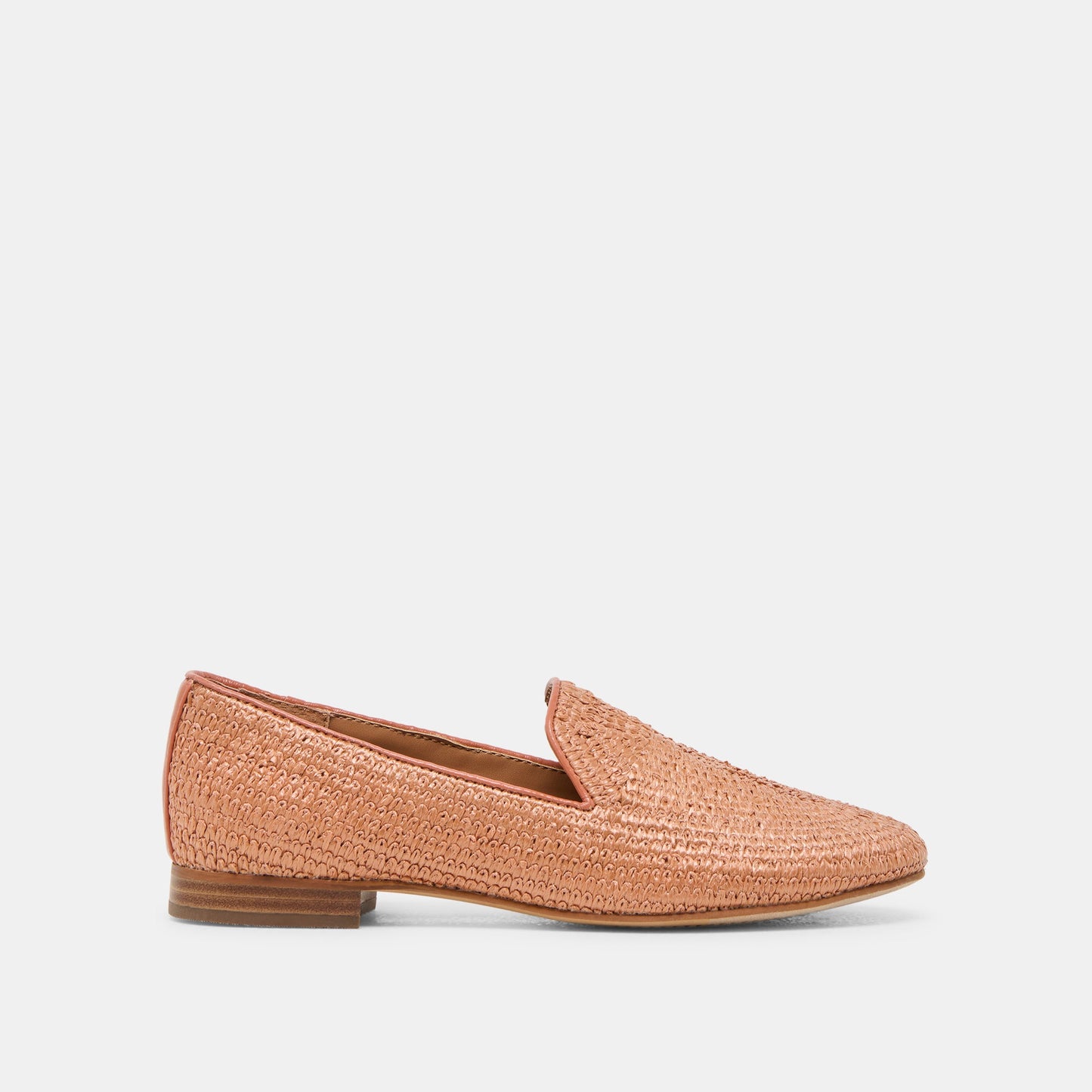 Baylen Maple Woven Raffia Flats Dolce Vita