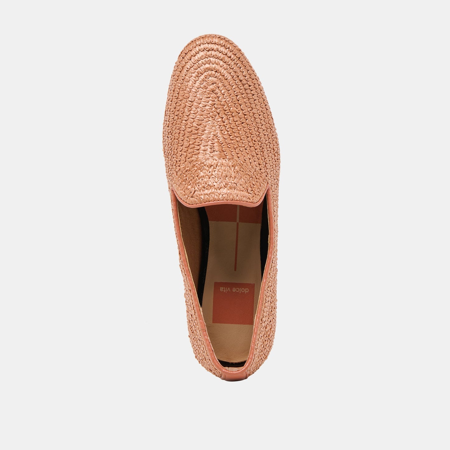 Baylen Maple Woven Raffia Flats Dolce Vita
