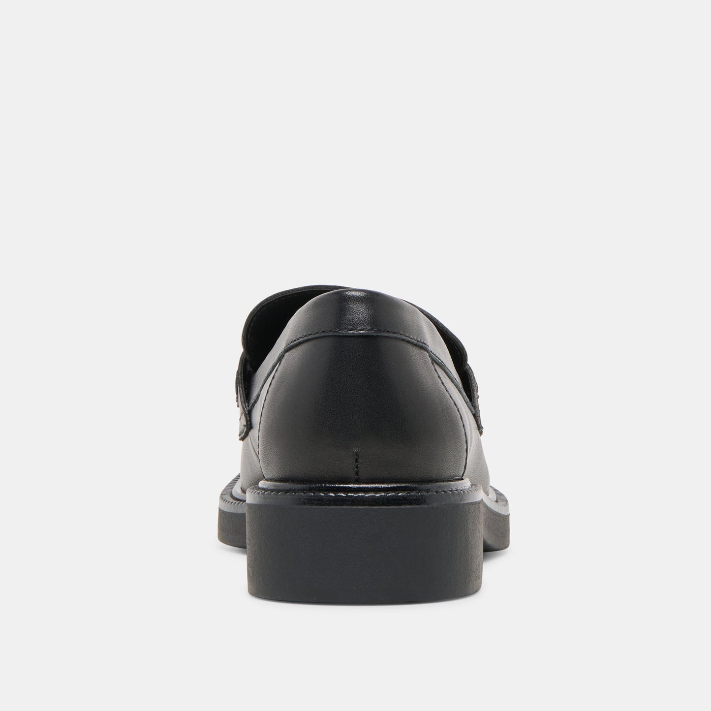 Tiggy Black Leather Loafers Dolce Vita