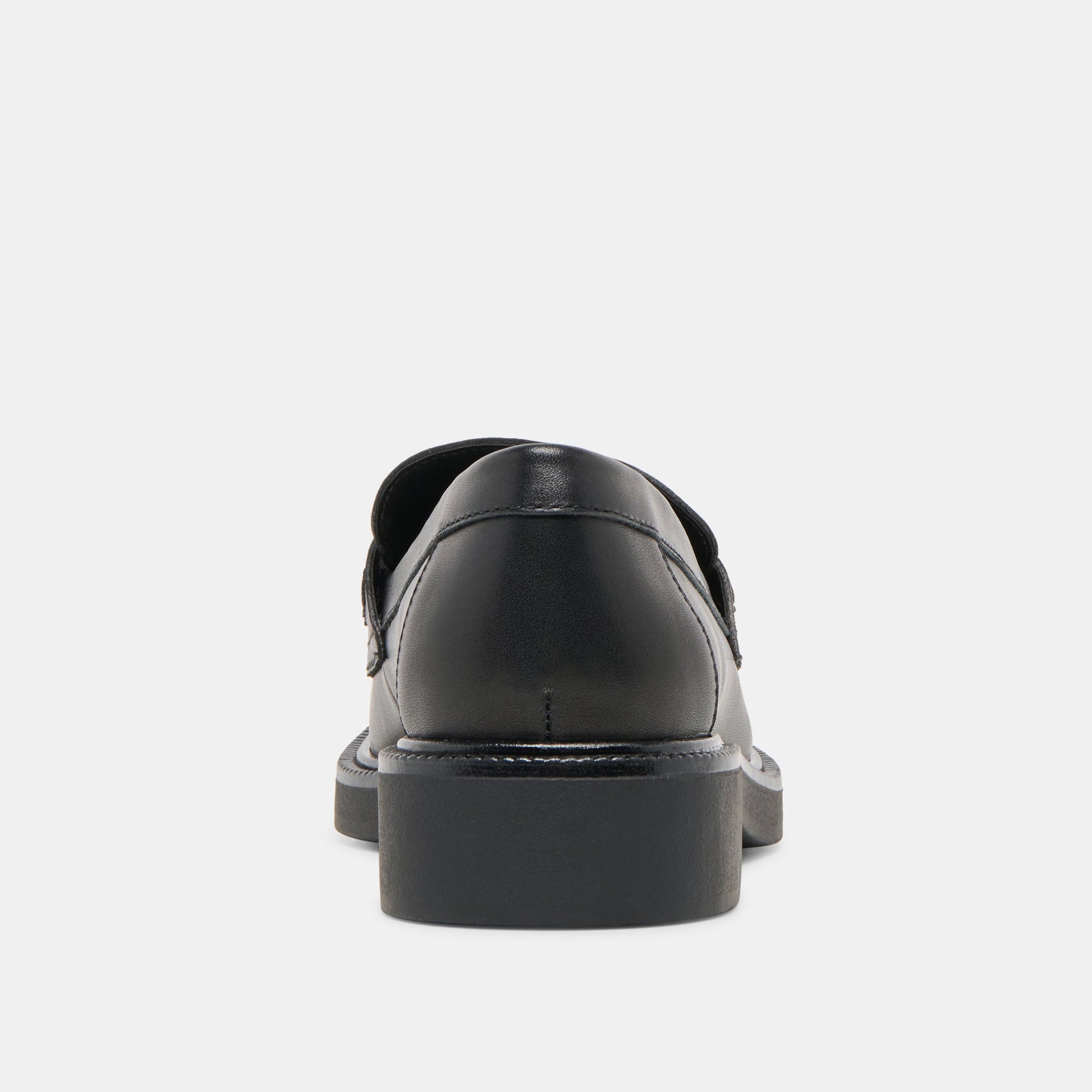 Tiggy Black Leather Loafers Dolce Vita