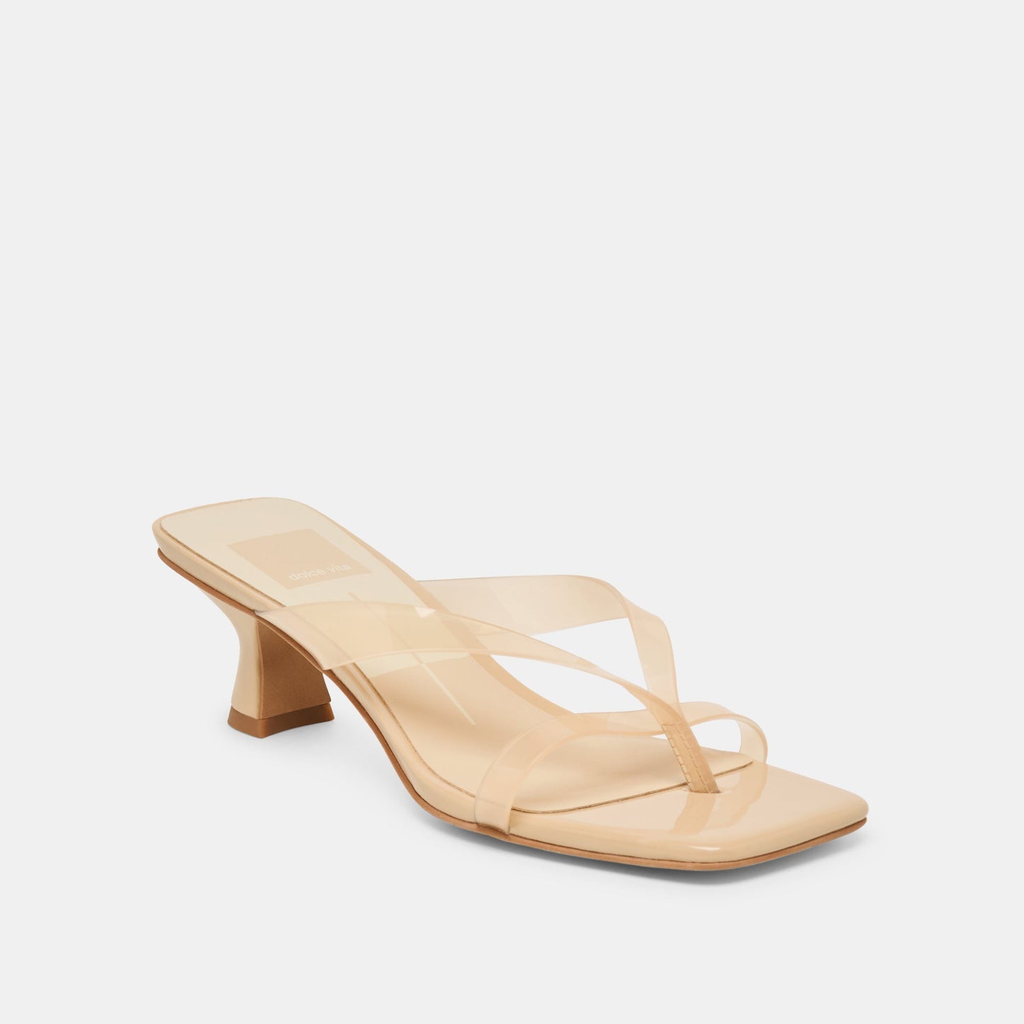 Brevel Vinyl Praline Jelly Heels Dolce Vita