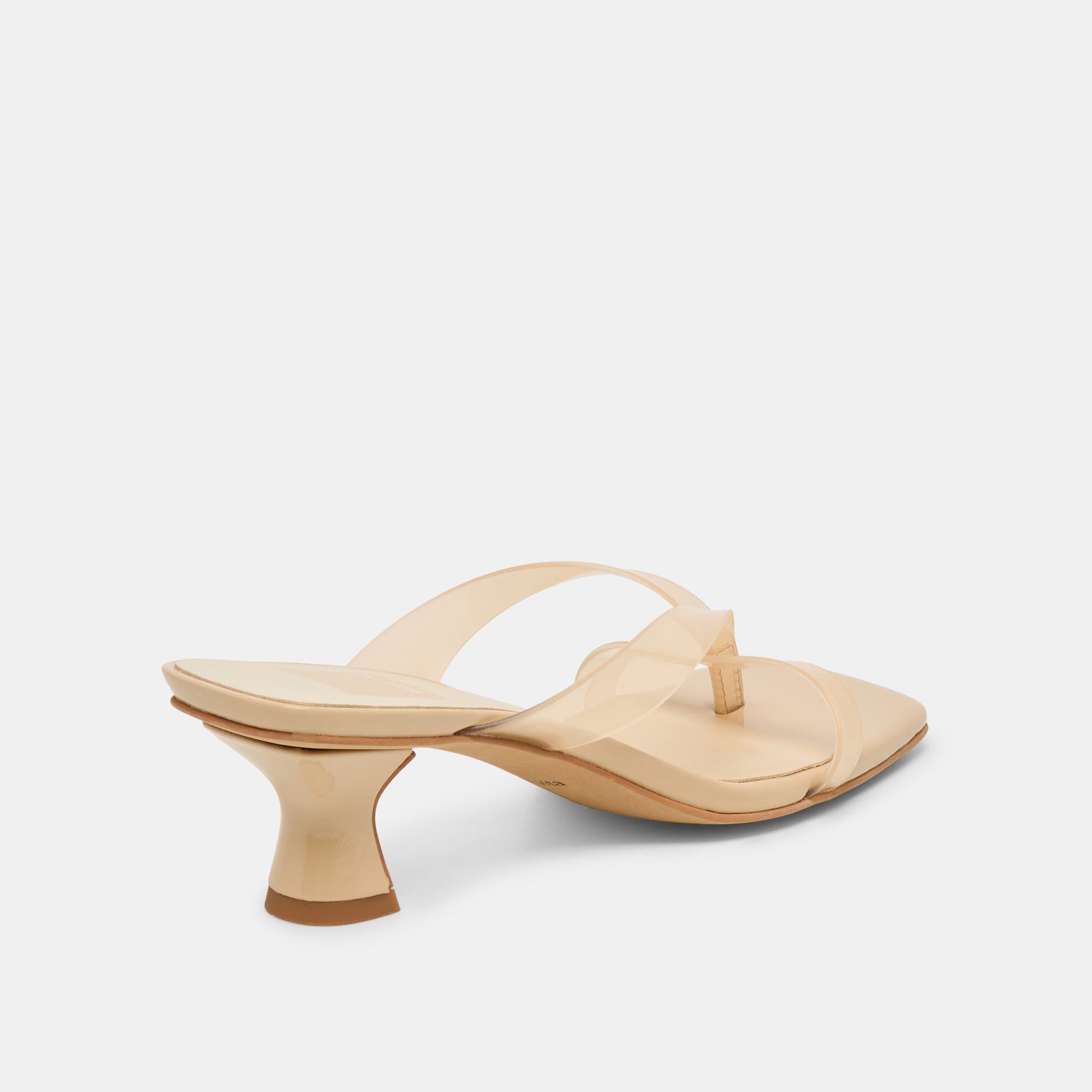 Brevel Vinyl Praline Jelly Heels Dolce Vita