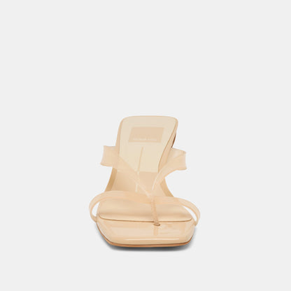 Brevel Vinyl Praline Jelly Heels Dolce Vita