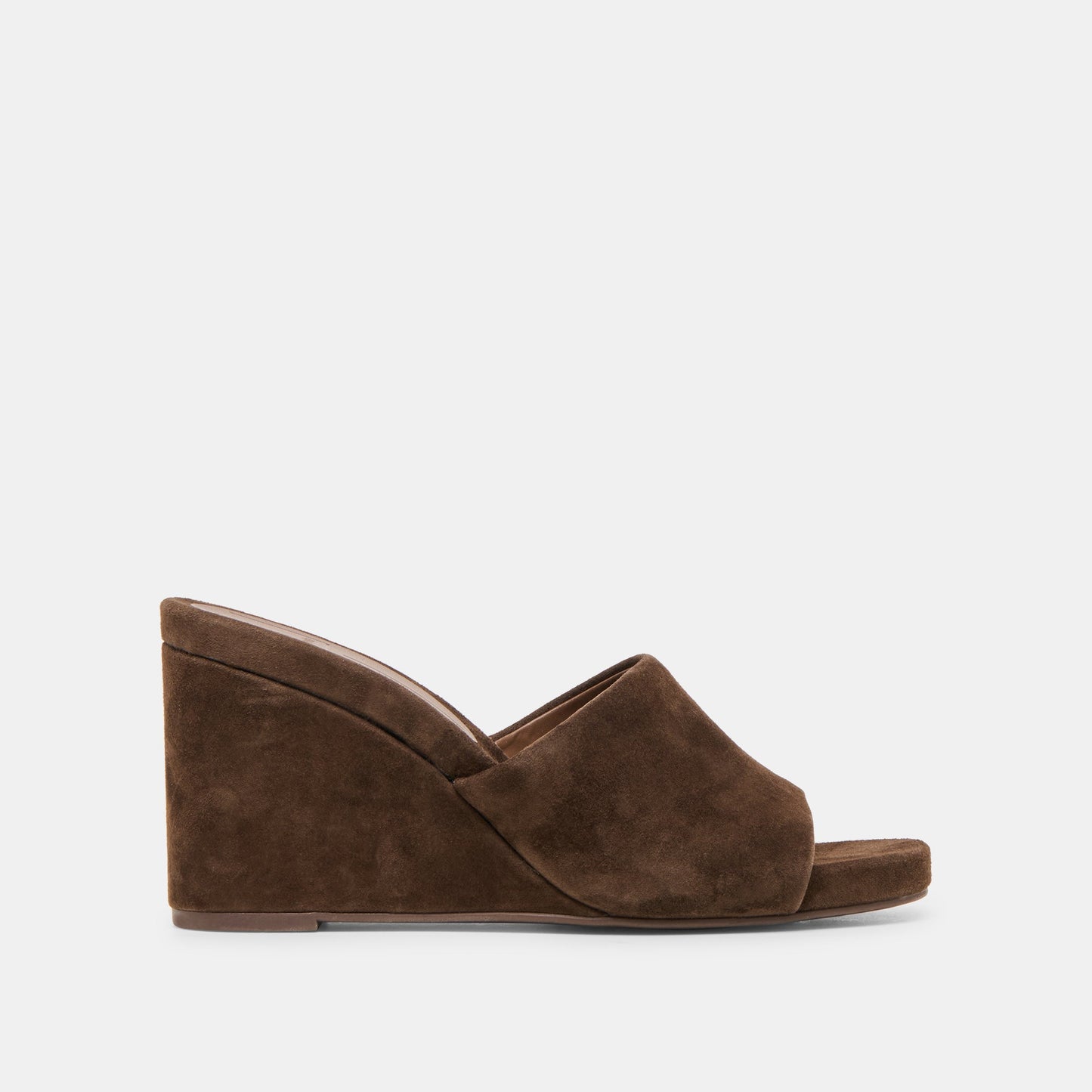 Holta Dk Brown Suede Wedges Dolce Vita