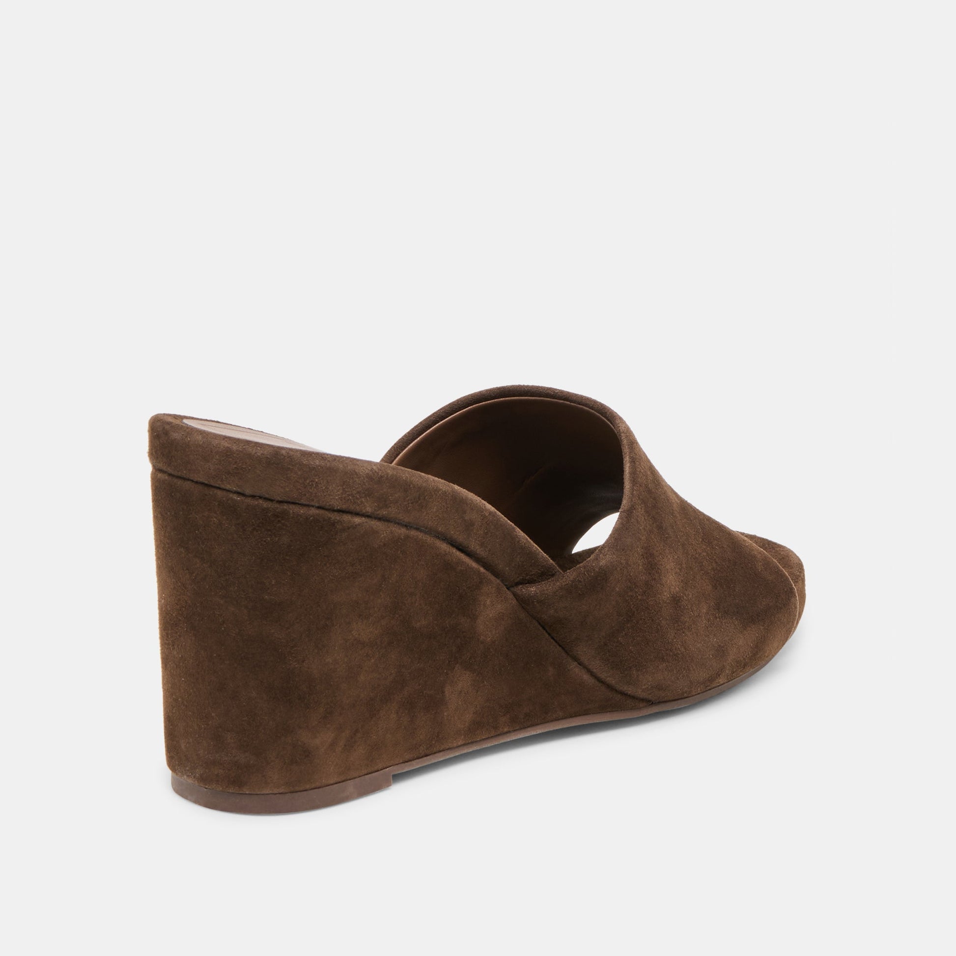 Holta Dk Brown Suede Wedges Dolce Vita