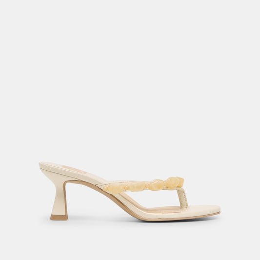 Daksie Off White Leather Heels Dolce Vita