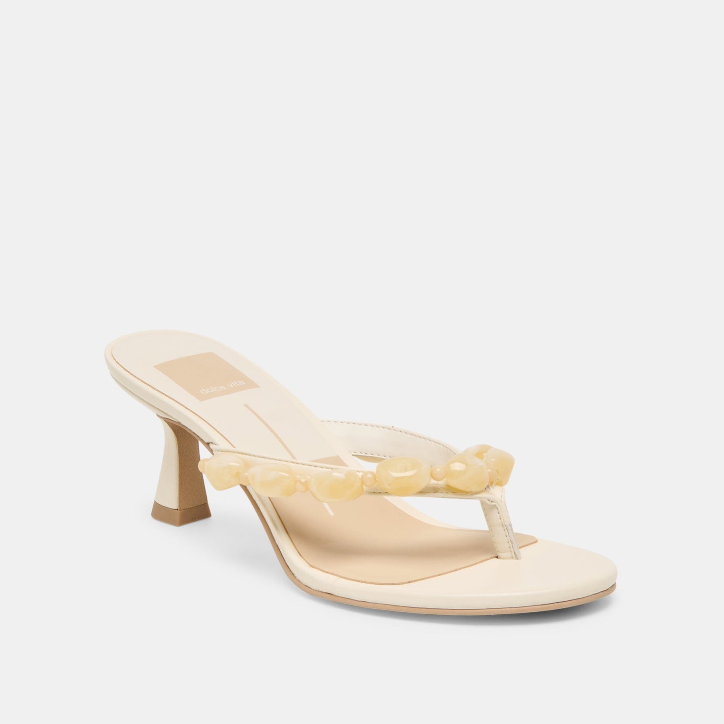 Daksie Off White Leather Heels Dolce Vita