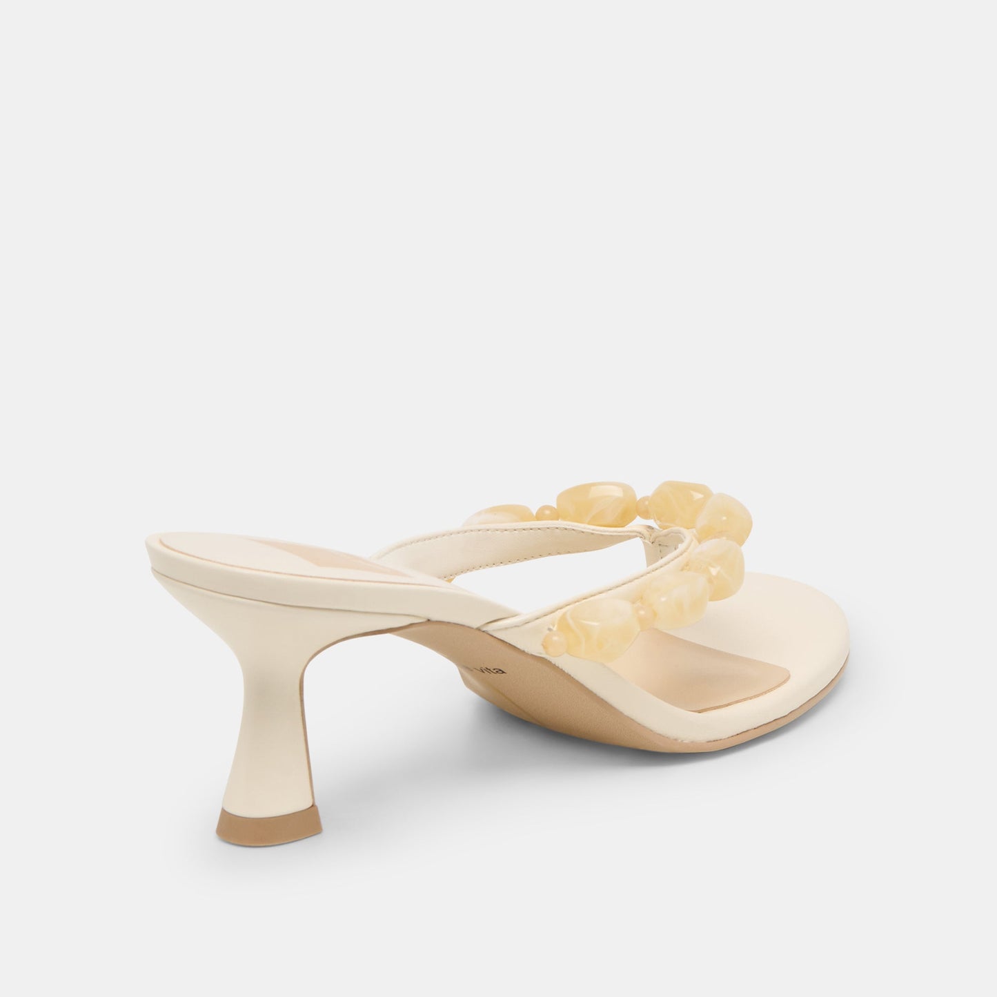 Daksie Off White Leather Heels Dolce Vita