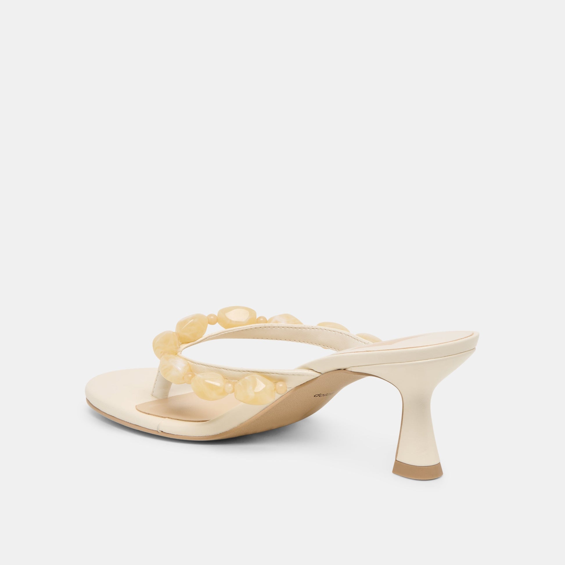Daksie Off White Leather Heels Dolce Vita