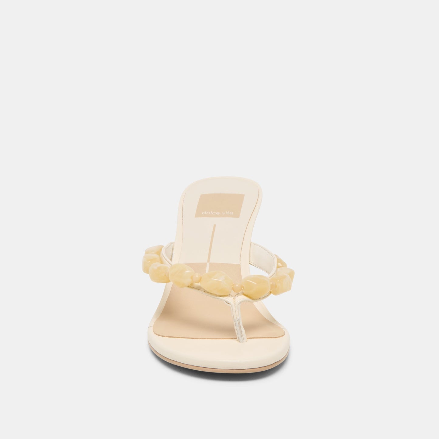 Daksie Off White Leather Heels Dolce Vita