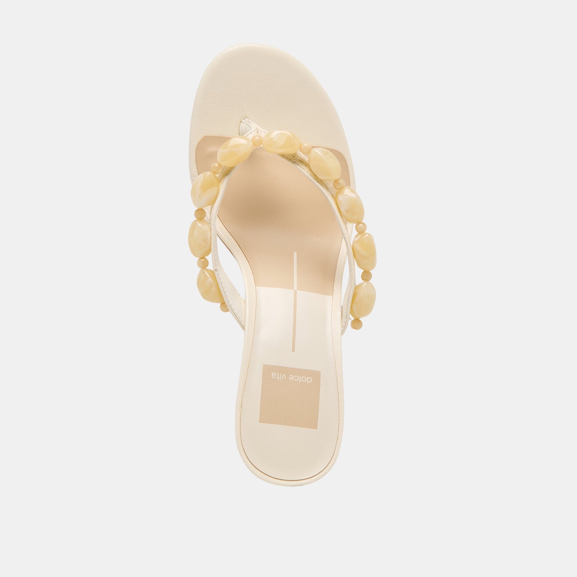 Daksie Off White Leather Heels Dolce Vita