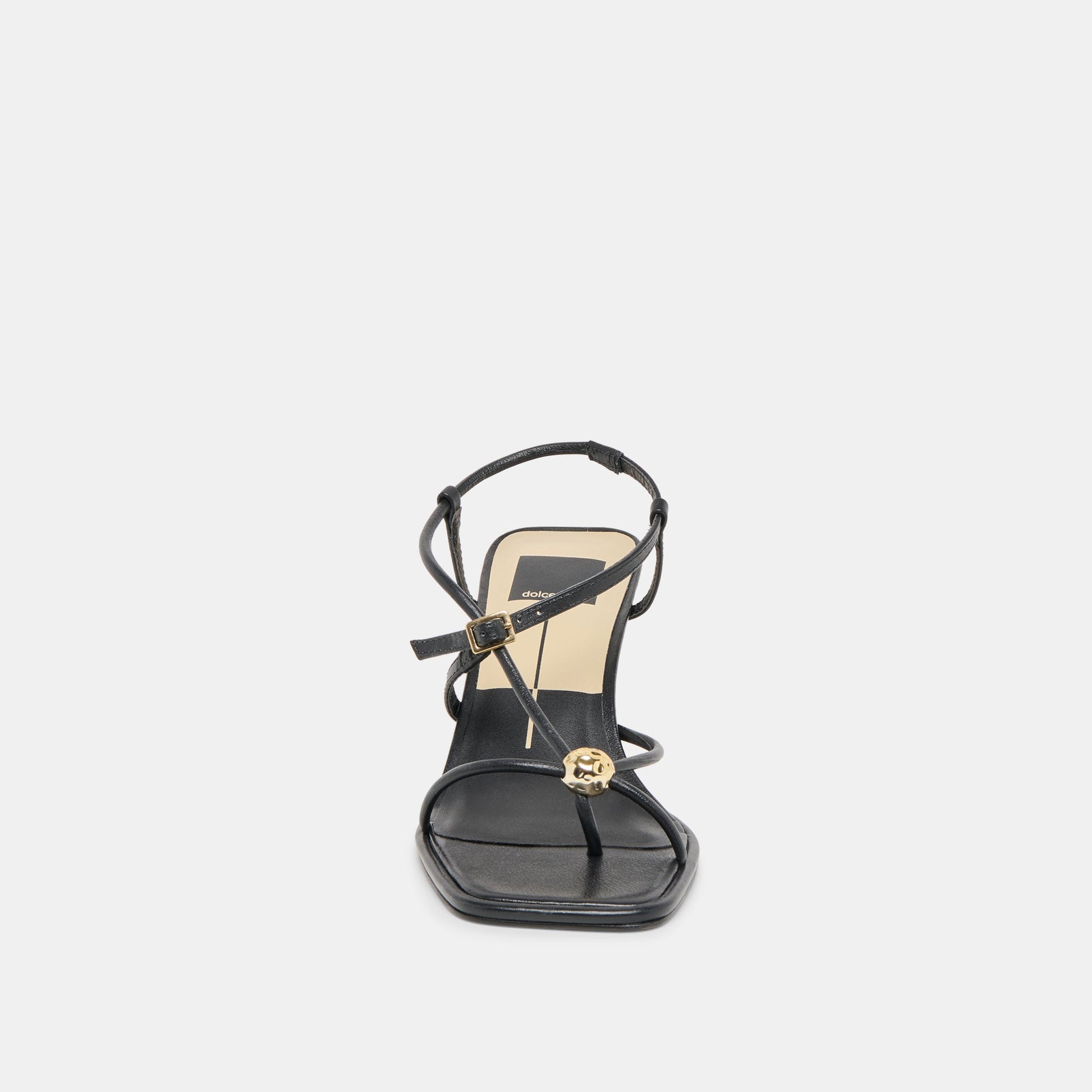 Mylee Black Leather Heels Dolce Vita