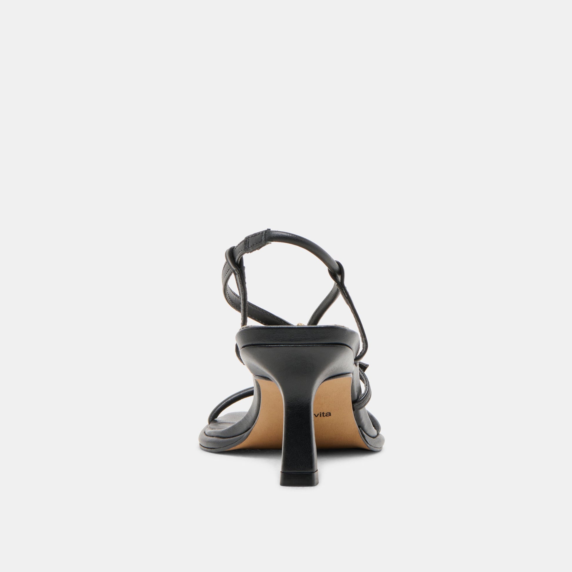 Mylee Black Leather Heels Dolce Vita