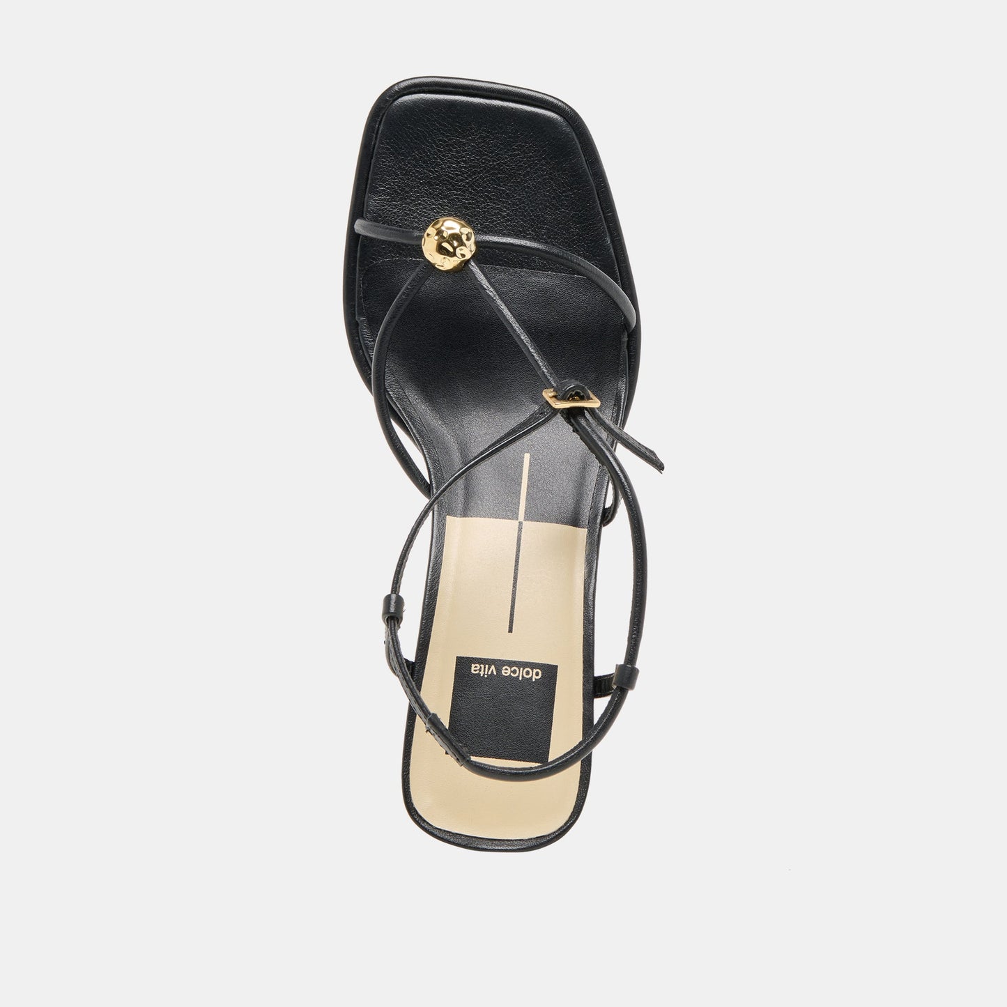Mylee Black Leather Heels Dolce Vita