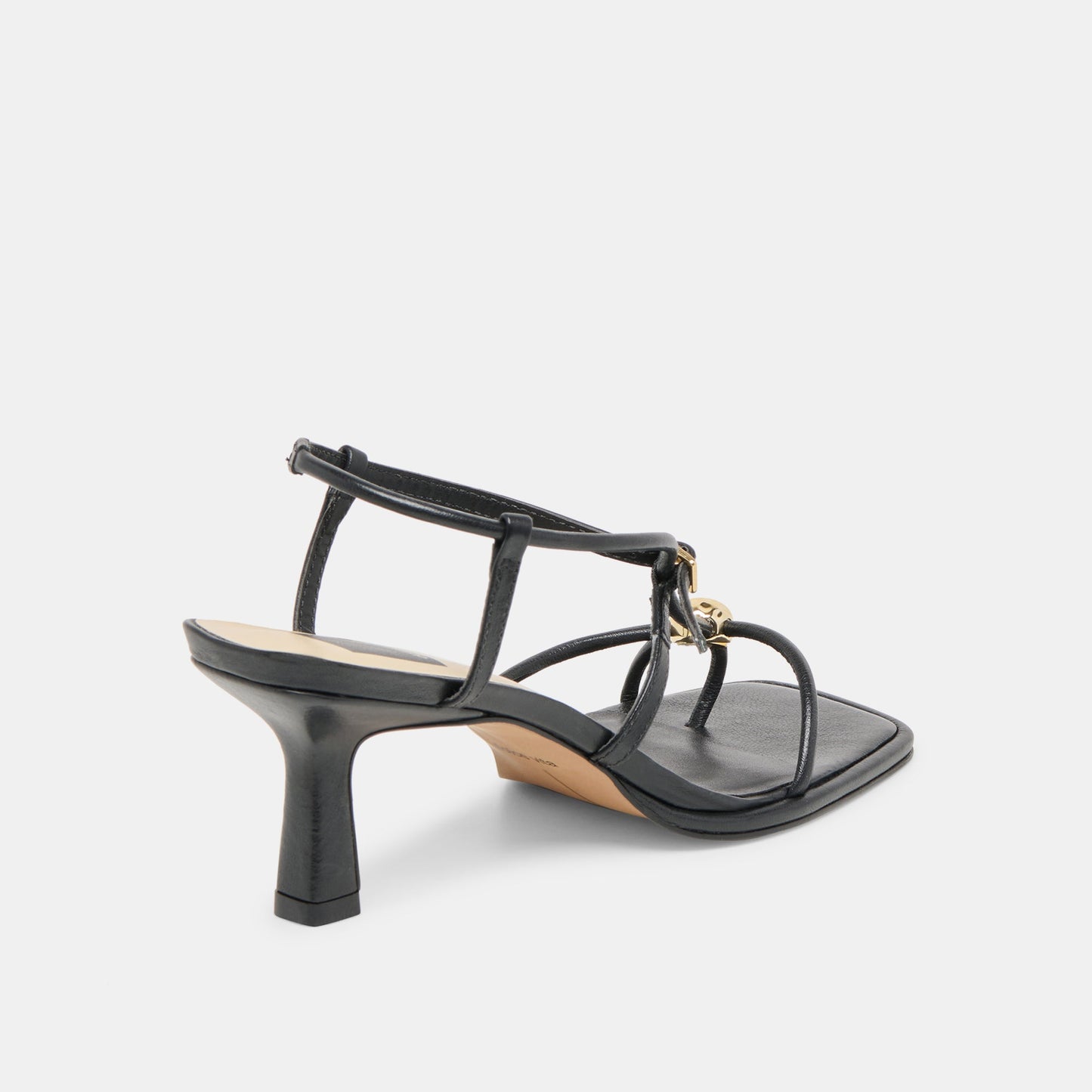 Mylee Black Leather Heels Dolce Vita