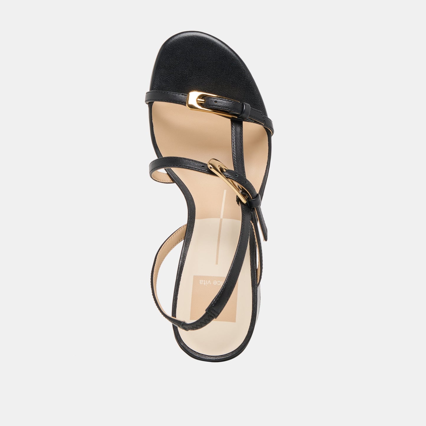 Faye Black Leather Heels Dolce Vita