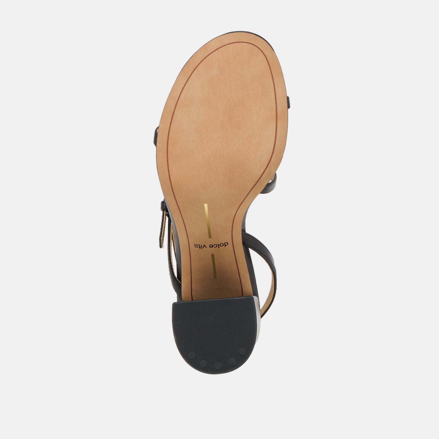 Faye Black Leather Heels Dolce Vita
