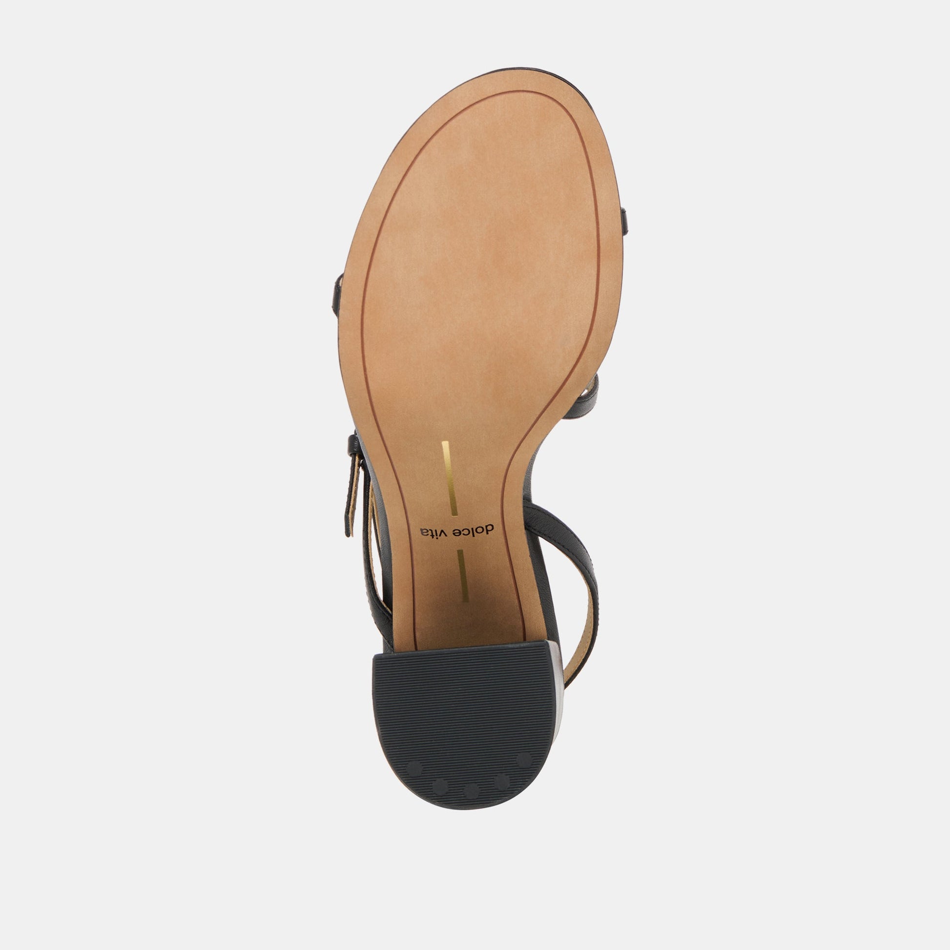 Faye Black Leather Heels Dolce Vita