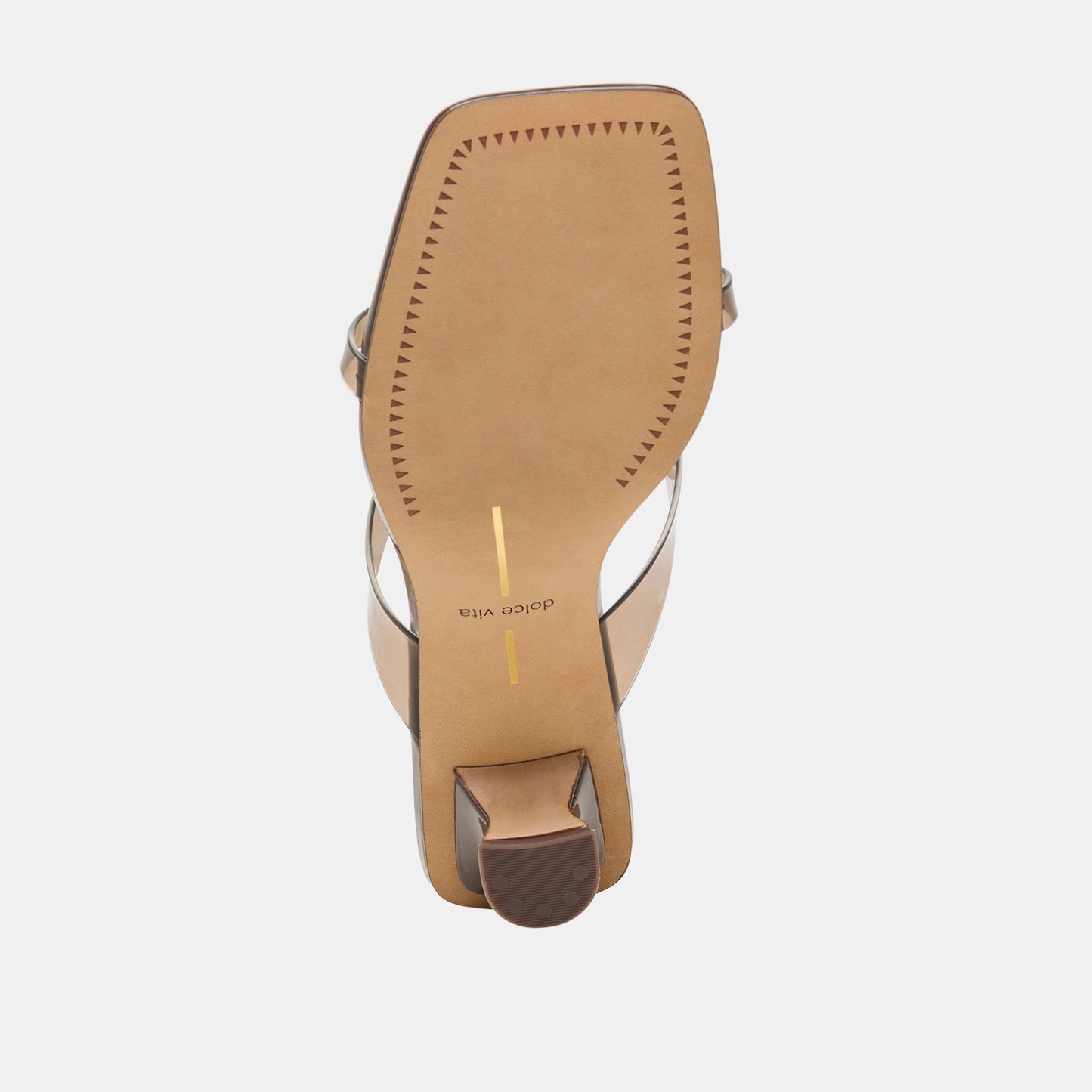 Brevel Vinyl Dk Brown Jelly Heels Dolce Vita