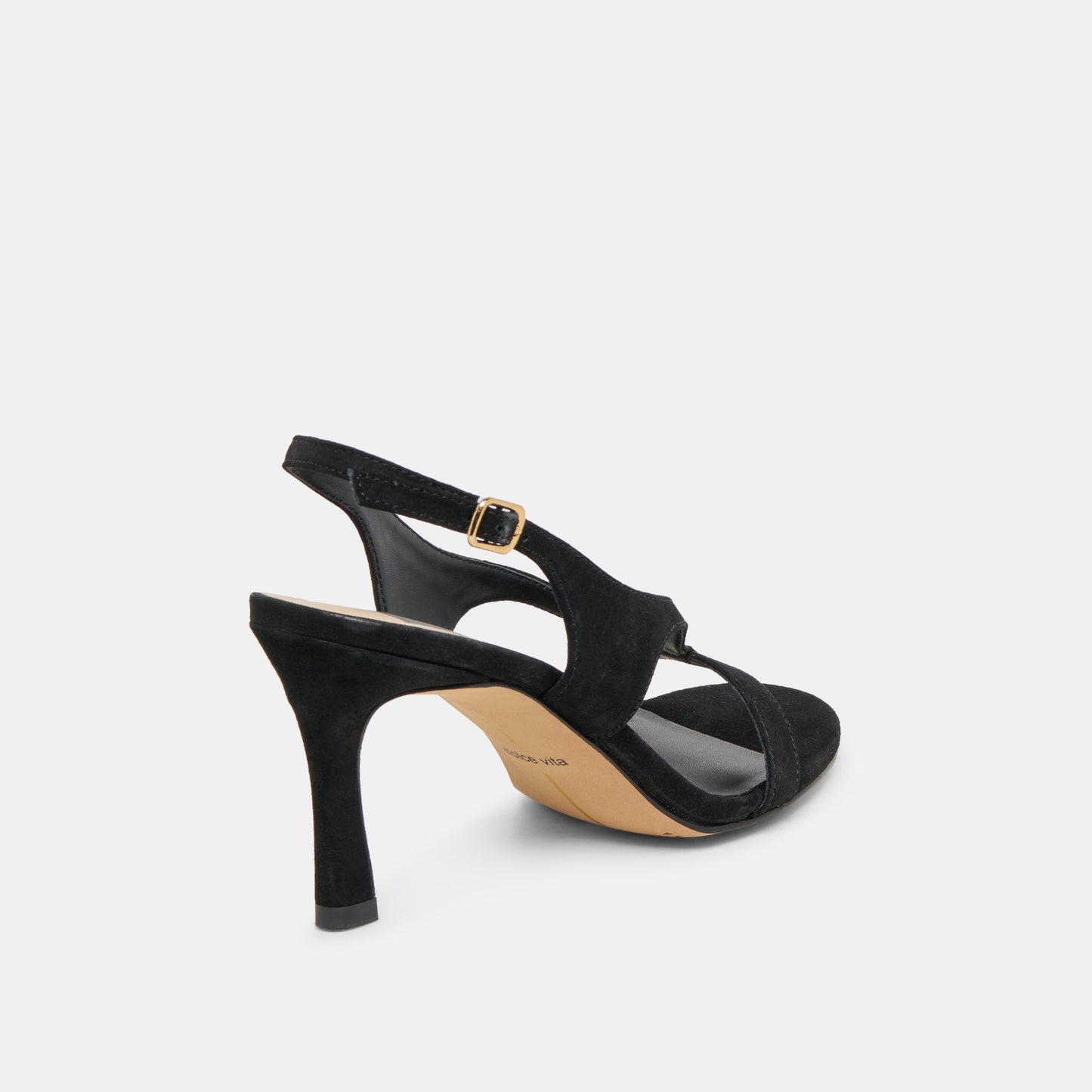Izela Onyx Suede Heels Dolce Vita
