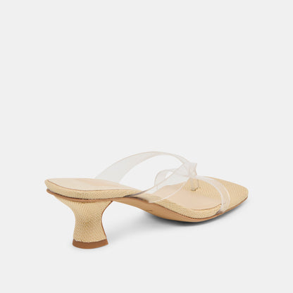 Brevel Vinyl Crystal Jelly Heels Dolce Vita