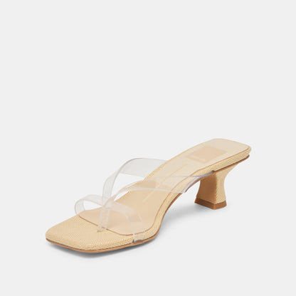 Brevel Vinyl Crystal Jelly Heels Dolce Vita