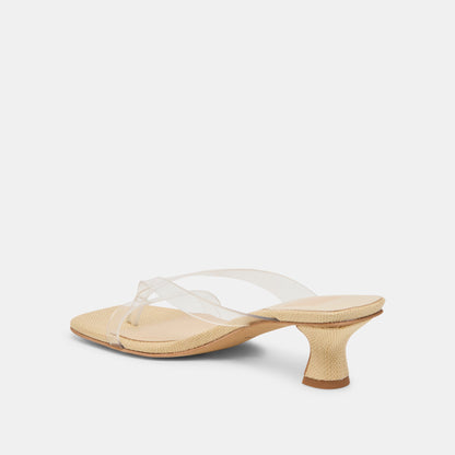 Brevel Vinyl Crystal Jelly Heels Dolce Vita