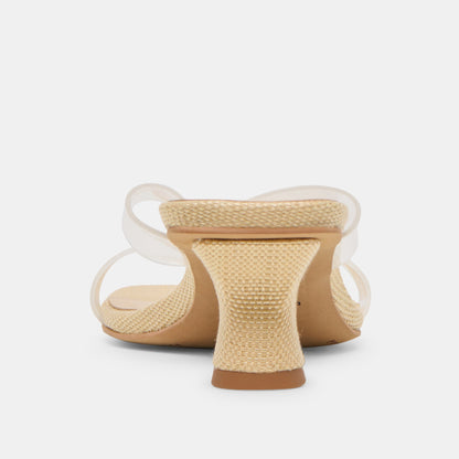 Brevel Vinyl Crystal Jelly Heels Dolce Vita