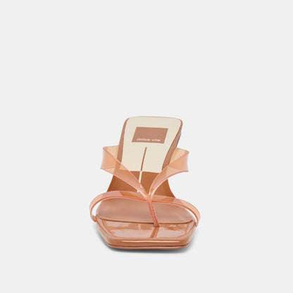 Brevel Vinyl Whiskey Jelly Heels Dolce Vita