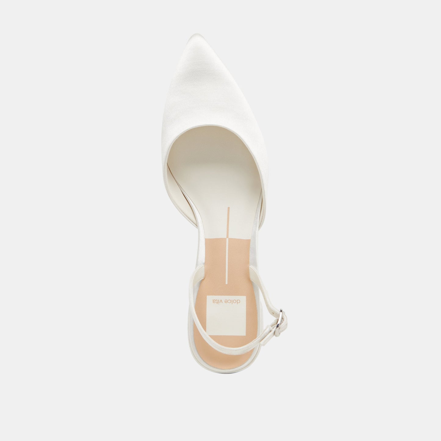 Carel Off White Satin Heels Dolce Vita