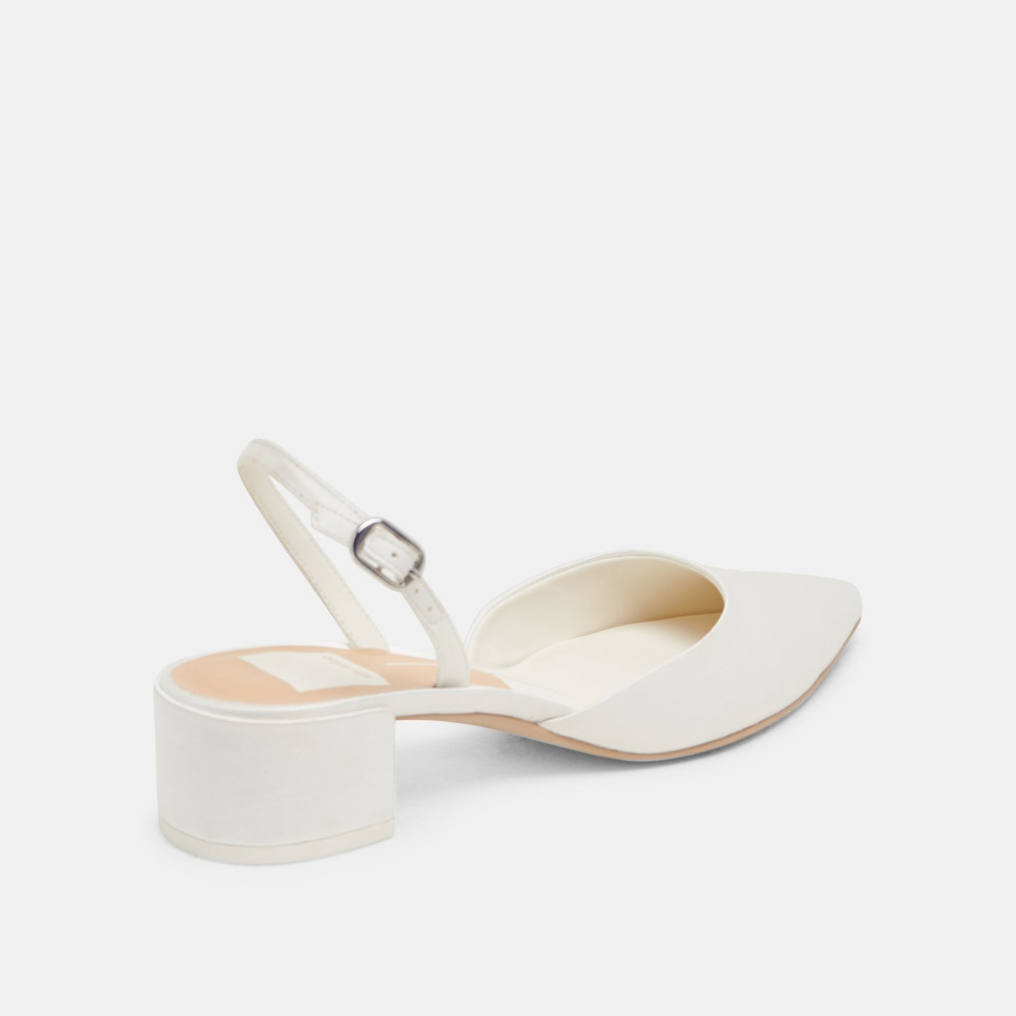 Carel Off White Satin Heels Dolce Vita