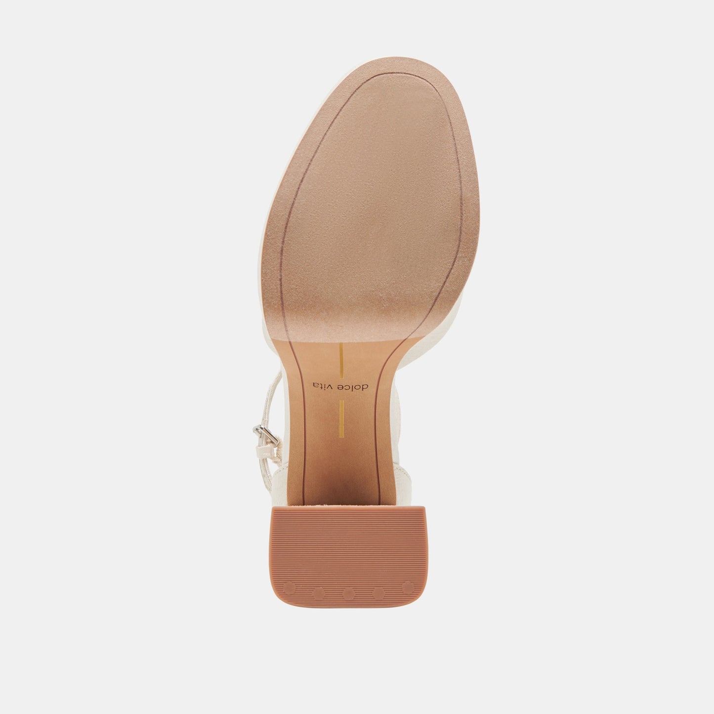PANDRO HEELS WHITE SATIN Dolce Vita