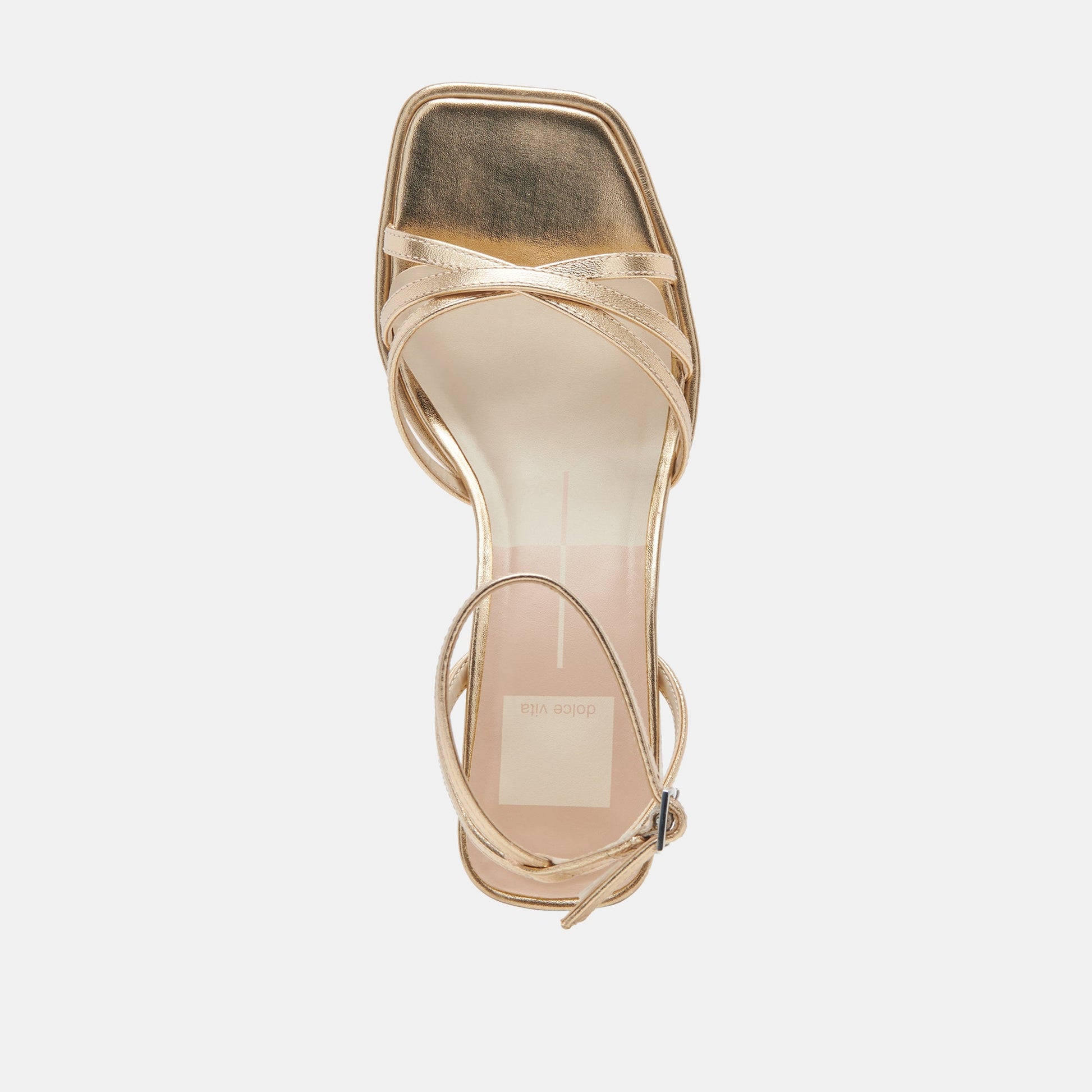 MANJI HEELS LIGHT GOLD METALLIC LEATHER Dolce Vita