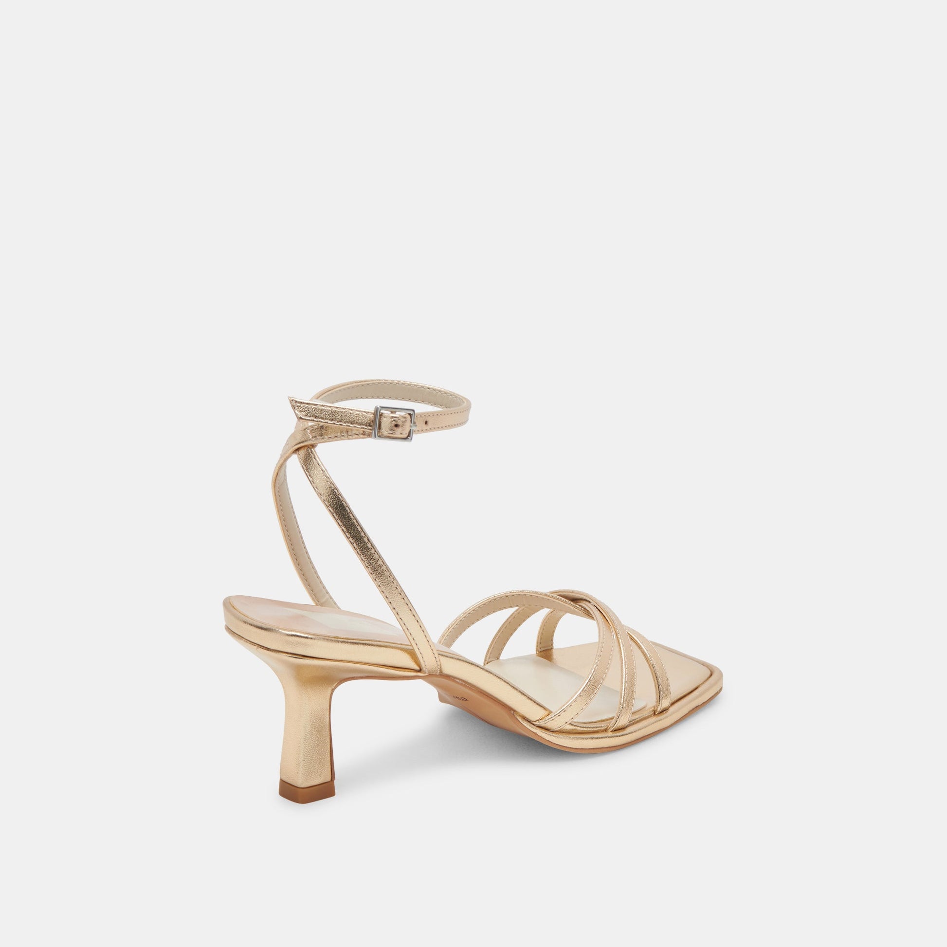 MANJI HEELS LIGHT GOLD METALLIC LEATHER Dolce Vita