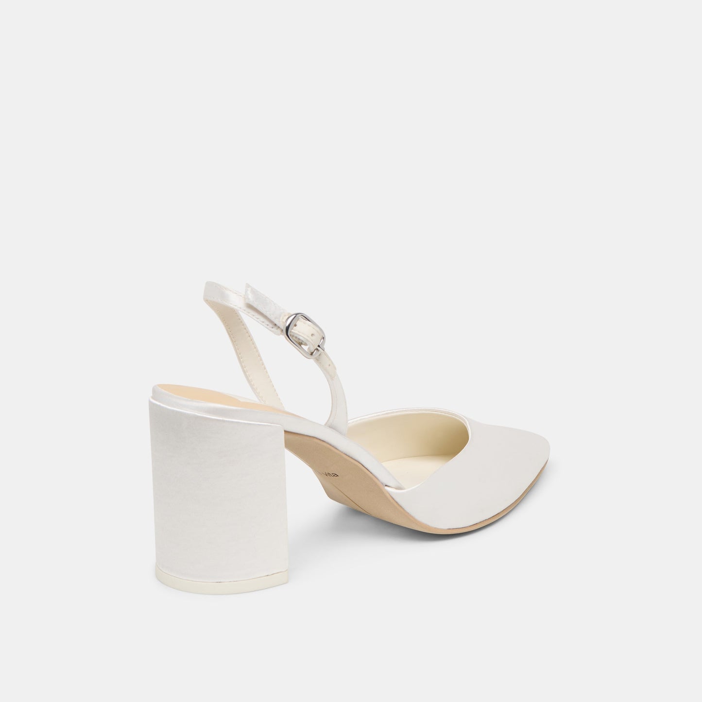 Carel True White Satin High Heels Dolce Vita