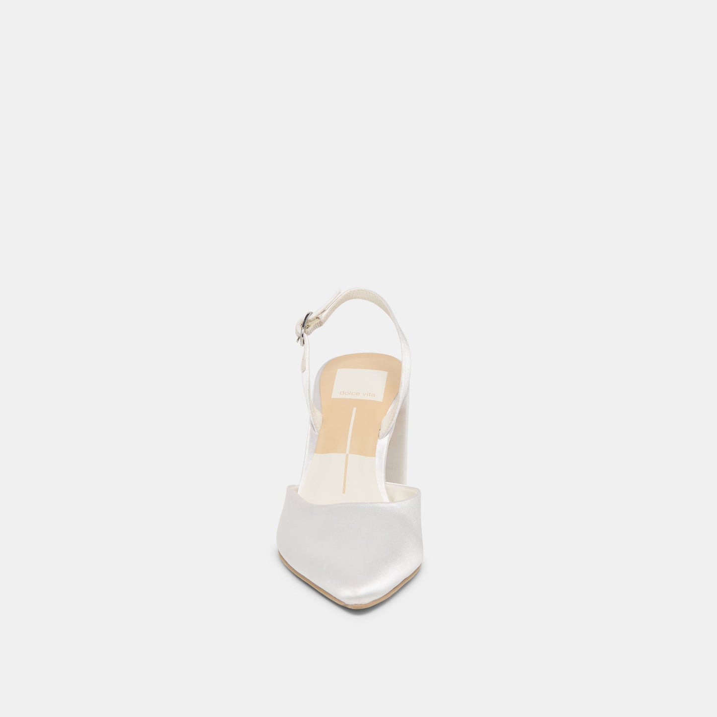 Carel True White Satin High Heels Dolce Vita