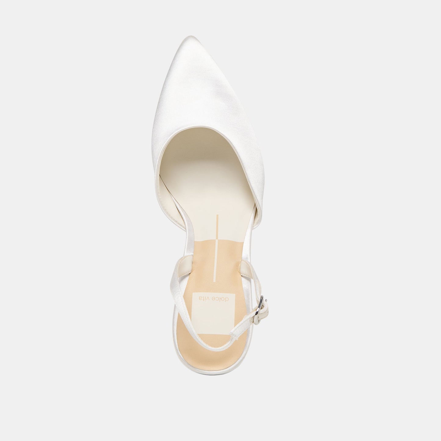 Carel True White Satin High Heels Dolce Vita