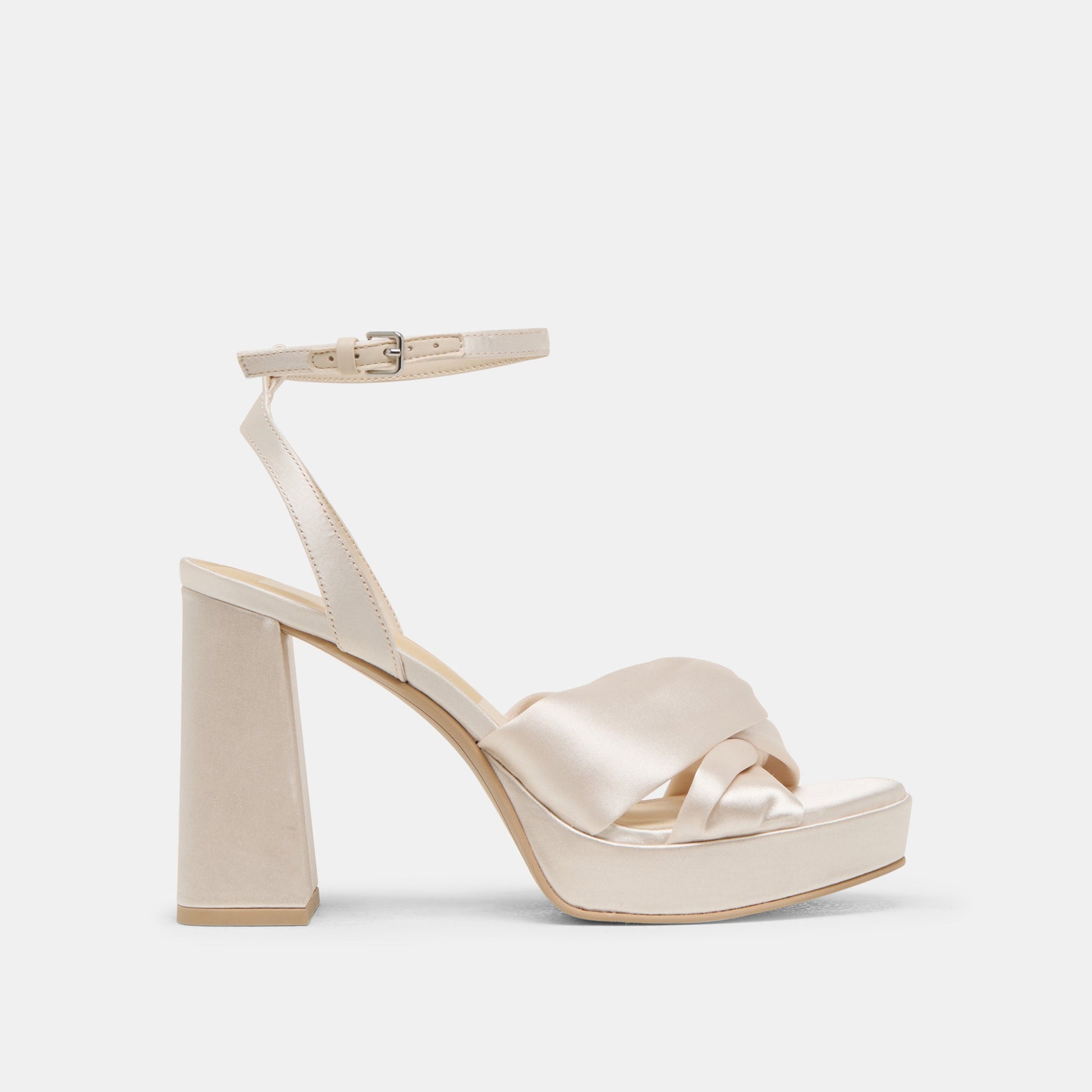 PARLO HEELS IVORY SATIN Dolce Vita