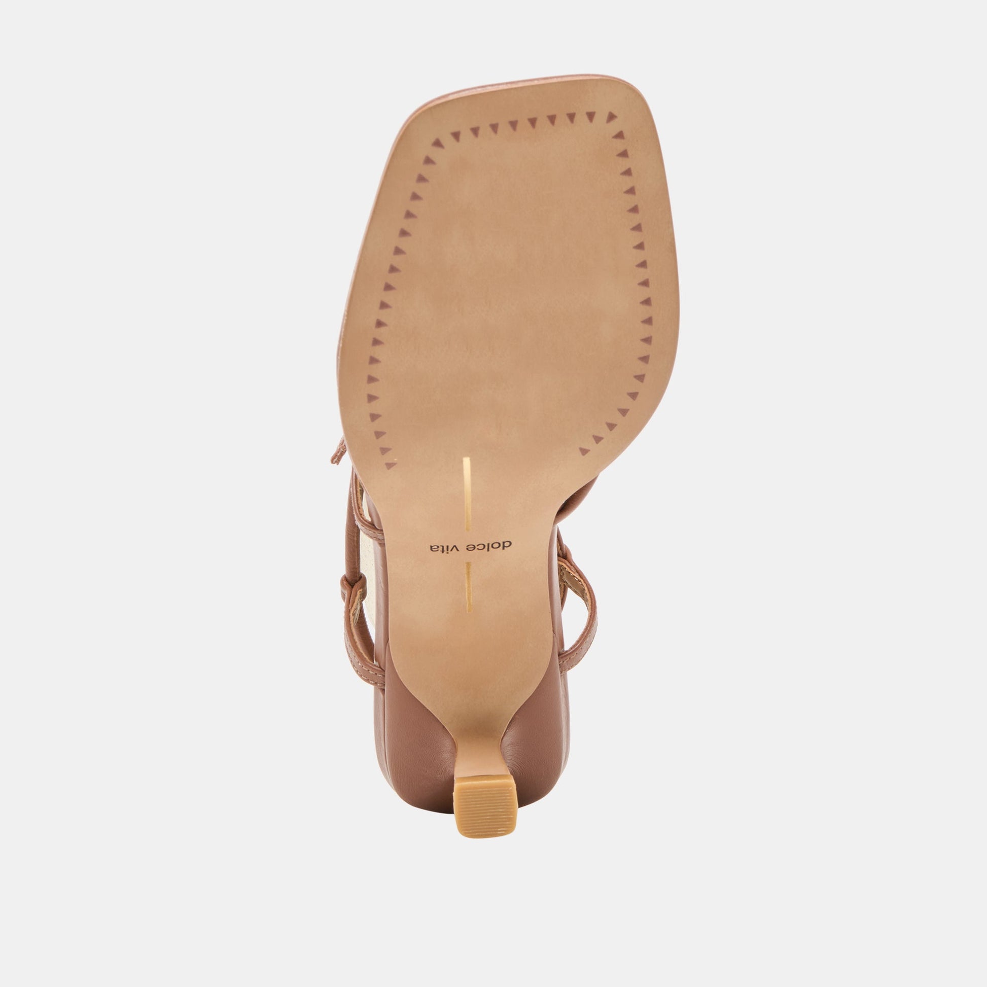 Mylee Cognac Leather Heels Dolce Vita