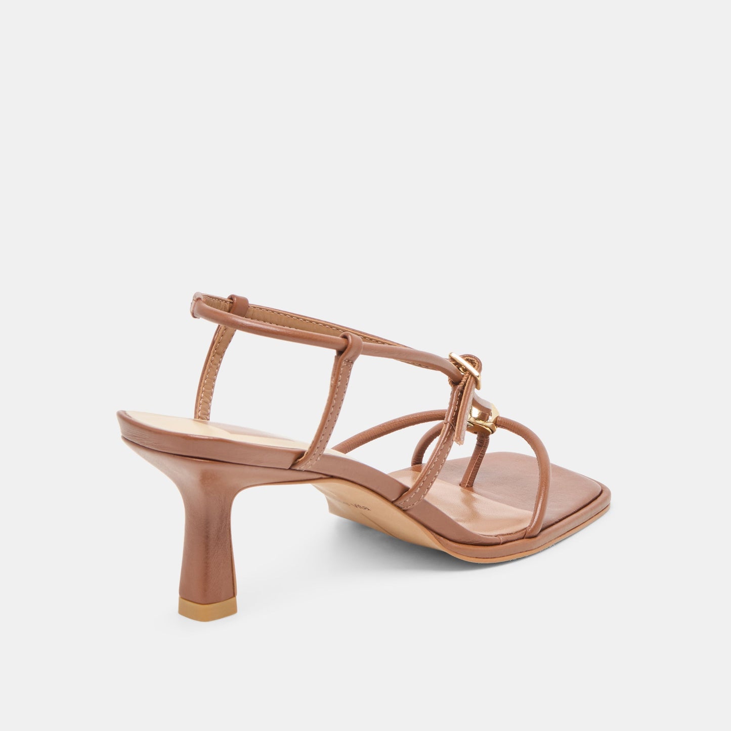 Mylee Cognac Leather Heels Dolce Vita