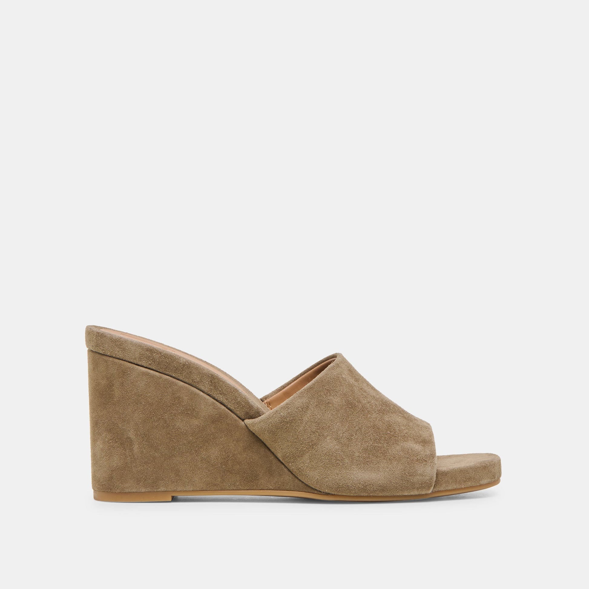 Holta Olive Suede Wedges Dolce Vita