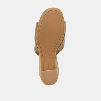 Holta Olive Suede Wedges Dolce Vita